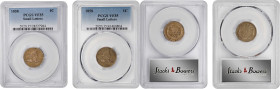 Lot of (2) 1858 Flying Eagle Cents. Small Letters. VF-35 (PCGS).

PCGS# 2020.