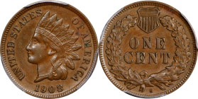 1908-S Indian Cent. AU-58 (PCGS).

PCGS# 2232. NGC ID: 2296.