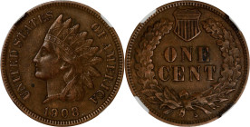 1908-S Indian Cent. EF-45 BN (NGC).

PCGS# 2232. NGC ID: 2296.
