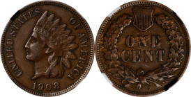 1908-S Indian Cent. EF-45 BN (NGC).

PCGS# 2232. NGC ID: 2296.