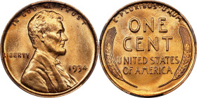 1934 Lincoln Cent. MS-67 RD (PCGS).

PCGS# 2635. NGC ID: 22D9.