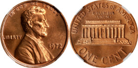 1972 Lincoln Cent. Doubled Die Obverse. MS-64 RD (NGC).

PCGS# 2950. NGC ID: 22GU.
