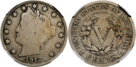 1912-S Liberty Head Nickel. VG-10 (NGC).

PCGS# 3875. NGC ID: 277R.