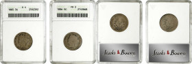Lot of (2) Key Date Liberty Head Nickels. (ANACS). OH.

Included are: 1885 Good-4; and 1886 Fair-2.