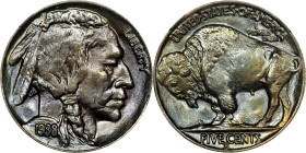 1938-D/D Buffalo Nickel. Repunched Mintmark. MS-67 (NGC).

PCGS# 93984. NGC ID: 22T2.