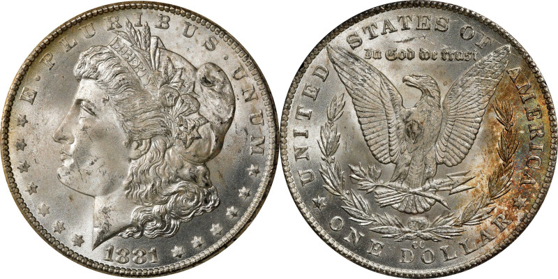 1881-CC GSA Morgan Silver Dollar. MS-65 (NGC).

The original box and card are ...