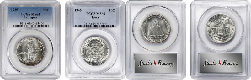 Lot of (2) Commemorative Silver Half Dollars. (PCGS).

Included are: 1925 Lexi...