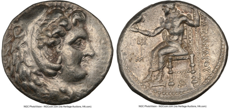 MACEDONIAN KINGDOM. Alexander III the Great (336-323 BC). AR tetradrachm (26mm, ...