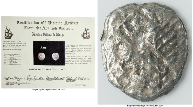 Philip III "Pre-Motherlode Atocha" Cob 4 Reales ND (1598-1621), Potosi mint, KM9...