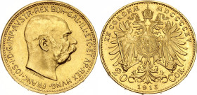 Austria 20 Corona 1915 Restrike