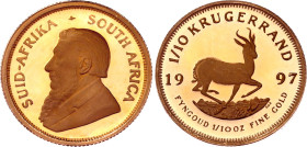 South Africa 1/10 Oz Krugerrand 1997