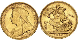 Australia 1 Sovereign 1896 M