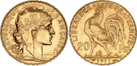 France 20 Francs 1911