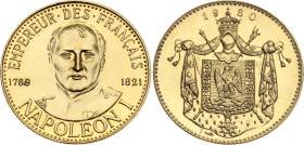 France Gold Medal "Emperor of the French - Napoleon I" 1980