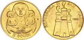 San Marino 2 Scudi 1980 IPZS