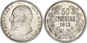 Bulgaria 50 Stotinki 1913