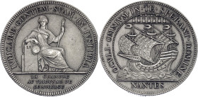 France Silver Token "Commercial Court of Nantes" 1860 - 1879 (ND)