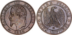 France 5 Centimes 1864 BB