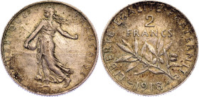 France 2 Francs 1918