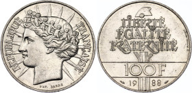 France 100 Francs 1988