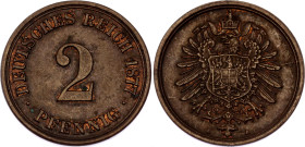 Germany - Empire 2 Pfennig 1877 A