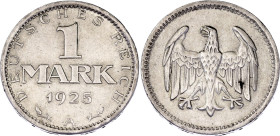 Germany - Weimar Republic 1 Mark 1925 A