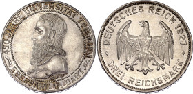 Germany - Weimar Republic 3 Reichsmark 1927 F