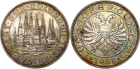 Germany - FRG Lubeck Silver Medallic 10 Dukats 1958