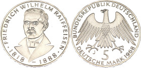Germany - FRG 5 Mark 1968 J