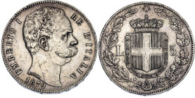 Italy 5 Lire 1879 R
