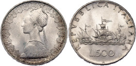 Italy 500 Lire 1967 R