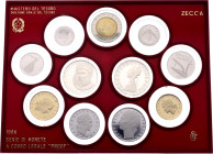 Italy Annual Coin Set of 11 Coins 1986 R
