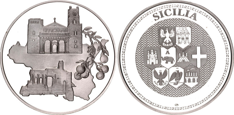 Italy Silver Medal "Regions of Italy - Sicilia" 20th Century (ND)

Silver (.92...