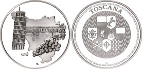 Italy Silver Medal "Regions of Italy - Toscana" 20th Century (ND)