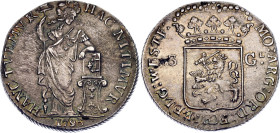 Netherlands Batavian Rupublic 3 Gulden 1795