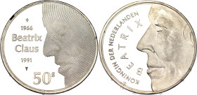 Netherlands 50 Gulden 1991