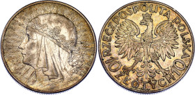 Poland 10 Zlotych 1932