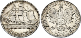 Poland 5 Zlotych 1936