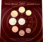 Portugal Annual Coin Set of 8 Coins 2003