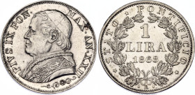 Vatican 1 Lira 1868 R
