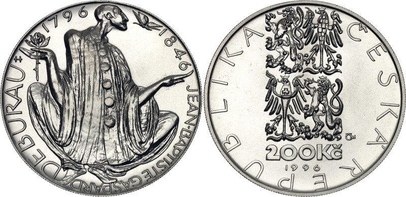 Czech Republic 200 Korun 1996

KM# 24, N# 30228; Silver; 200th Anniversary of ...