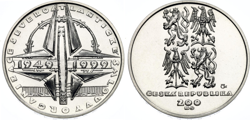 Czech Republic 200 Korun 1999

KM# 34, N# 30285; Silver; 50th Anniversary of t...