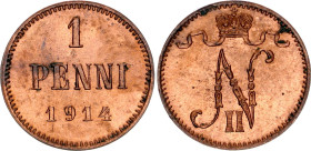 Russia - Finland 1 Penni 1914