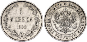 Russia - Finland 1 Markka 1908 L R