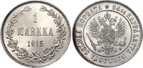 Russia - Finland 1 Markka 1915 S
