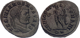 Roman Empire Galerius Maximianus Follis 294 - 297 AD