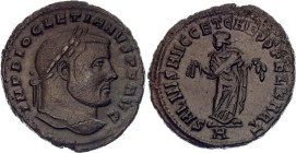 Roman Empire Diocletian Follis 299 - 303 AD