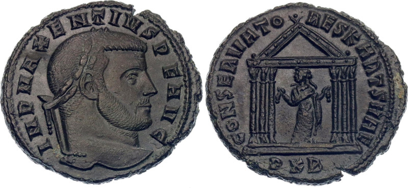 Roman Empire Maxentius Follis 306 - 307 AD

RIC# 60; Bronze 6.48 g.; Obv: IMPC...