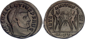 Roman Empire Maxentius Follis 306 - 312 AD