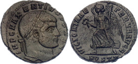 Roman Empire Maxentius Follis 309 - 312 AD